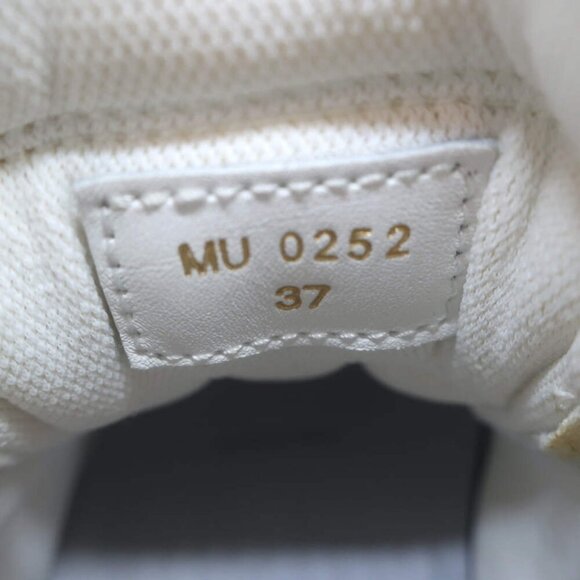 Celine CT-02 Scratch Sneakers Star Print Metallic Silver Leather Size 37 - Picture 14 of 15